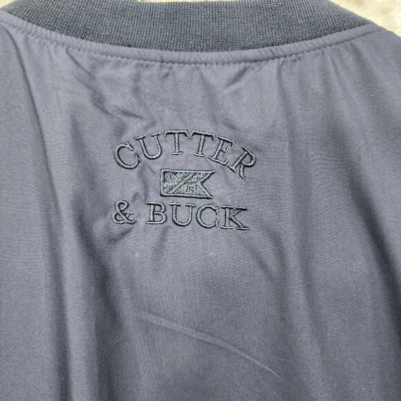 Cutter & Buck Vest Mens XL Blue CB WindTec Sleeveless V-Neck Pullover Softshell - Picture 3 of 10